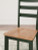 Ashley Gesthaven Natural Green Dining Table and 2 Chairs