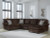 Ashley Landsings Chocolate 3-Piece Sectional with Chaise 35603/17/34/66