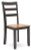 Ashley Gesthaven Natural Blue Dining Chair (Set of 2)