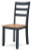 Ashley Gesthaven Natural Blue Dining Chair (Set of 2)