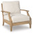 Ashley Carter Hall Beige Lounge Chair with Cushion