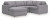 Ashley Modmax Granite 4-Piece Sectional with Chaise 92104/17/27/46/64