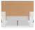 Ashley Birmonton White Queen Upholstered Panel Platform Bed, Dresser and Mirror