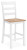 Ashley Gesthaven Natural Blue Counter Height Dining Table and 4 Barstools