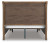 Ashley Vandenmore Medium Brown Queen Storage Sleigh Bed with Mirrored Dresser and Chest