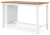 Ashley Gesthaven Natural Brown Counter Height Dining Table and 2 Barstools