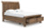 Ashley Vandenmore Medium Brown Queen Storage Sleigh Bed with Dresser and Nightstand