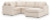 Ashley Modmax Ink 4-Piece Sectional with Chaise 92121/16/46(2)/65