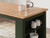 Ashley Gesthaven Natural Green Counter Height Dining Table and 2 Barstools