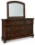 Ashley Porter Rustic Brown Dresser and Mirror