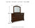 Ashley Porter Rustic Brown Dresser and Mirror