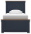 Ashley Landocken Brown Blue Twin Panel Bed