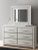 Ashley Birmonton Black Queen Upholstered Bed, Dresser, Mirror, Chest and Nightstand