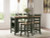 Ashley Gesthaven Natural Green Counter Height Barstool (Set of 2)