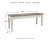 Ashley Skempton White Light Brown Storage Bench