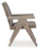 Ashley Carisbo Beige Outdoor Dining Table and 4 Chairs
