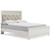 Ashley Altyra White Queen Panel Bed with Mirrored Dresser, Chest and 2 Nightstands