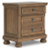 Ashley Vandenmore Medium Brown King Storage Sleigh Bed with Mirrored Dresser and 2 Nightstands