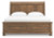 Ashley Vandenmore Medium Brown King Storage Sleigh Bed with Mirrored Dresser