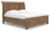 Ashley Vandenmore Medium Brown King Storage Sleigh Bed with Mirrored Dresser