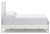 Ashley Gerridan White Gray Queen 2 Light Panel Bed