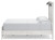 Ashley Gerridan White Gray Queen 2 Light Panel Bed