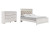 Ashley Altyra White Queen Panel Bed with Dresser