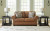 Ashley Carianna Caramel Loveseat