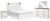 Ashley Gerridan White Gray King Panel Bed with Mirrored Dresser and Nightstand B1190/72/97/31/36/92
