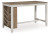 Ashley Skempton White Light Brown Counter Height Dining Table and 2 Barstools