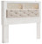 Ashley Altyra White Queen Bookcase Headboard Bed with Mirrored Dresser, Chest and 2 Nightstands