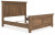 Ashley Vandenmore Medium Brown King Panel Bed with Dresser and Nightstand