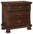 Ashley Porter Rustic Brown California King Panel Bed with Mirrored Dresser, Chest and 2 Nightstands