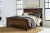 Ashley Porter Rustic Brown California King Panel Bed