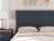 Ashley Landocken Brown Blue Full Panel Headboard and 2 Nightstands