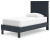 Ashley Simmenfort Navy Blue Twin Platform Bed