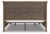 Ashley Vandenmore Medium Brown California King Storage Sleigh Bed with Mirrored Dresser and Nightstand