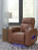 Ashley Point Clear Caramel Power Recliner