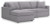 Ashley Modmax Ink 3-Piece Sectional with Chaise 92121/17/46/64