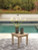 Ashley Gerianne Grayish Brown Outdoor Coffee Table with 2 End Tables