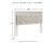 Ashley Altyra White King/California King Upholstered Panel Headboard