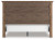 Ashley Vandenmore Medium Brown California King Panel Bed with Mirrored Dresser, Chest and 2 Nightstands