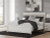 Ashley Birmonton White King Upholstered Panel Bed, Dresser, Mirror, Chest and Nightstand