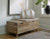 Ashley Gerdanet Beige Brown Hidden Storage Bench
