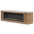 Ashley Camdill Light Brown 80" TV Stand with Electric Fireplace