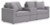 Ashley Modmax Granite 3-Piece Sectional 92104/46/64/65