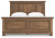 Ashley Vandenmore Medium Brown California King Panel Bed with Dresser and Nightstand