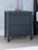 Ashley Simmenfort Navy Blue Full Platform Bed and 2 Nightstands