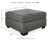 Ashley Pitkin Slate 2-Piece Sectional with Ottoman