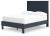 Ashley Simmenfort Navy Blue Full Platform Bed